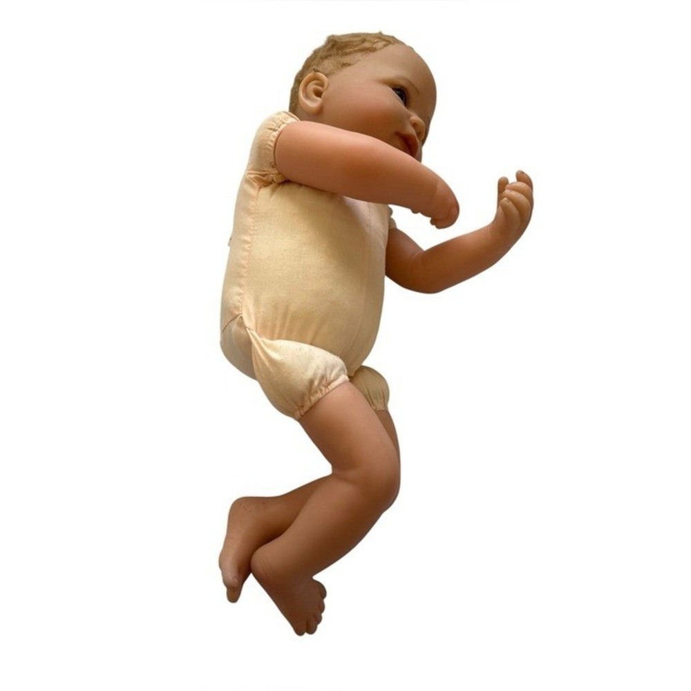 Linda Murray Baby Doll ADG Blue Eyes Cloth Body Vinyl Limbs Blonde Hair - Picture 10 of 16